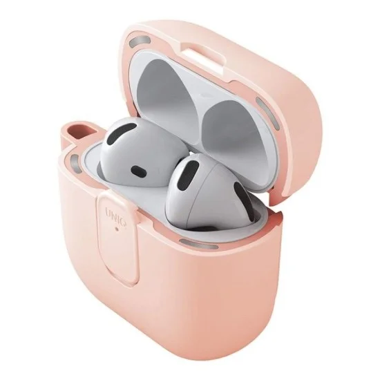 Uniq Clyde Airpods 4Th Gen (2024) Lock Case - Pink (Light Pink/Crepe Pink)